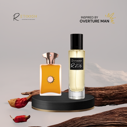 R206 Smoky Leather Fragrance for men | 50mL - Retoosh Perfumes