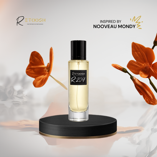 R209 | Spiced Leather Fragrance for Men | 50ml - Retoosh Perfumes