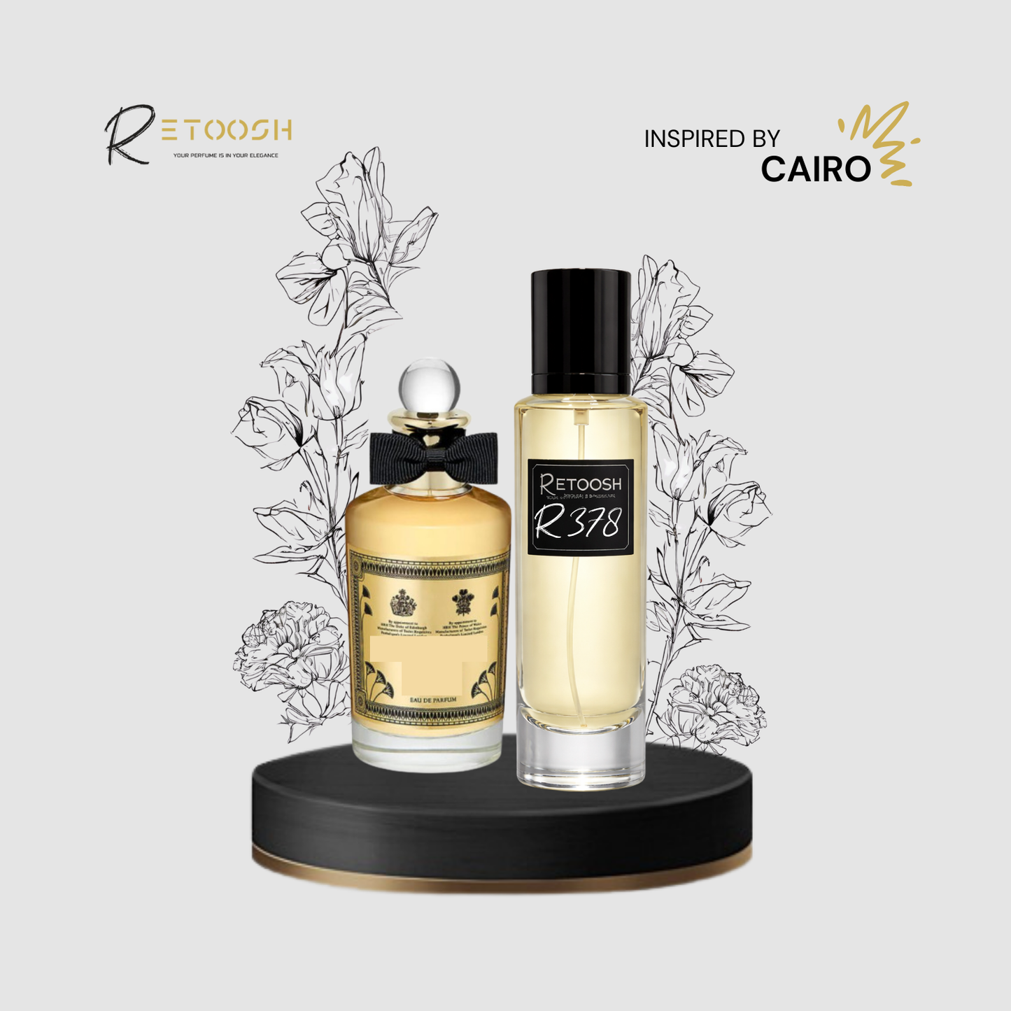 R378 Velvet Bloom | Oriental Floral Fragrance for Women and Men | 50mL - Retoosh Perfumes
