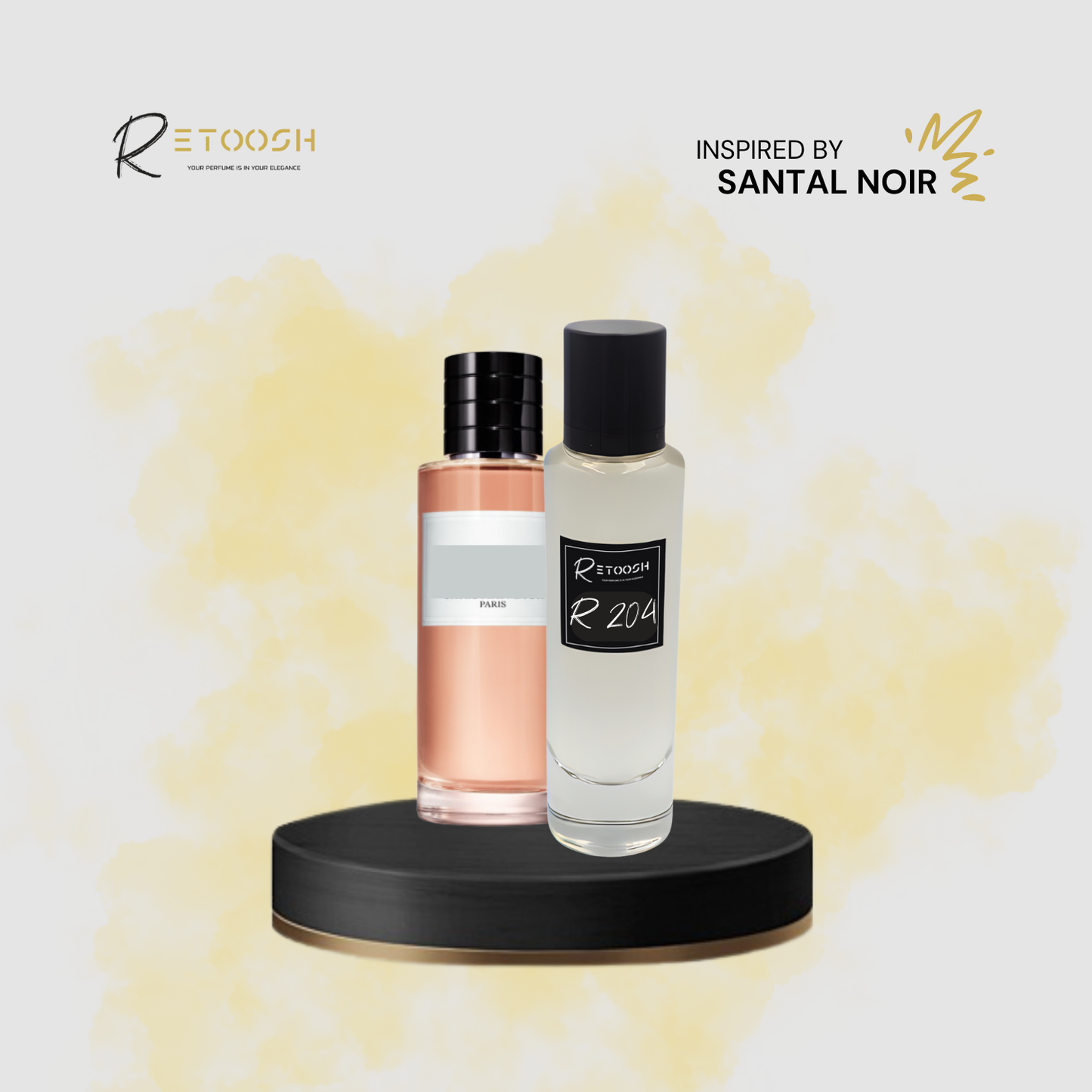 R204 | The Black Silhouette Fragrance for Women and Men | 50mL - Retoosh Perfumes