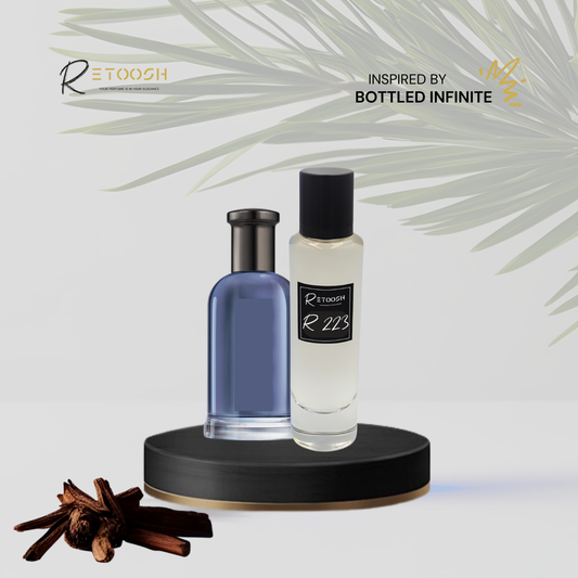 R223 | Fragrance of Noble Woods – A Captivating Blend of Cinnamon, Apple & Sandalwood for Men | 50mL - Retoosh Perfumes