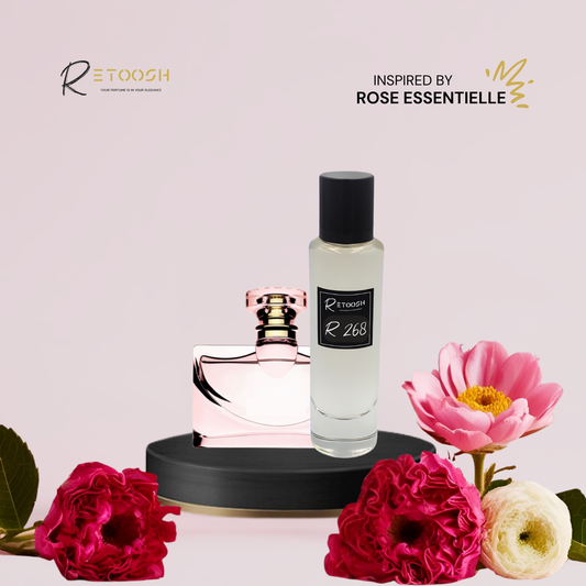 R268 | Velvet Rose Fragrance – A Floral Symphony of Violet & Sandalwood for Women | 50mL - Retoosh Perfumes