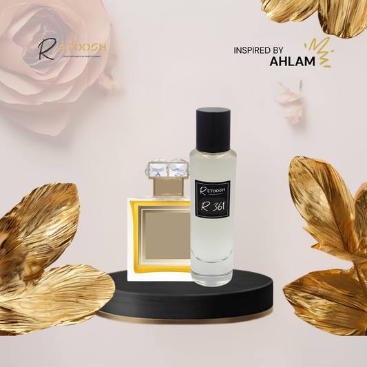 R361 – Golden Oud Blossom | Oriental Fragrance for Women | 50mL - Retoosh Perfumes