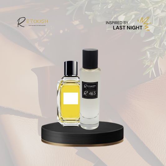 R463 | Velvet Smoke Fragrance | Leather Rose Harmony for Women and Men | 50mL - Retoosh Perfumes