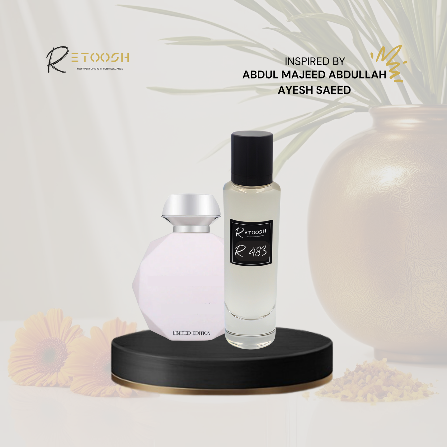 R483 | Amber Velvet Bloom Fragrance for Women and Men | 50mL - Retoosh Perfumes