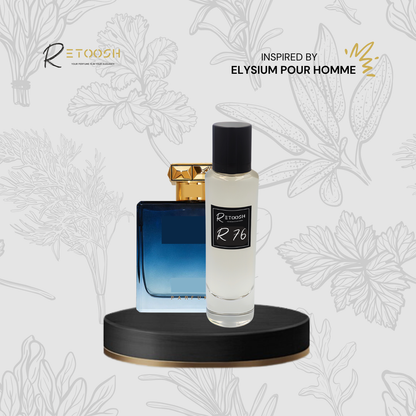 R76 Fragrance - A Symphony of Citrus & Leather For Men | 50mL - Retoosh Perfumes