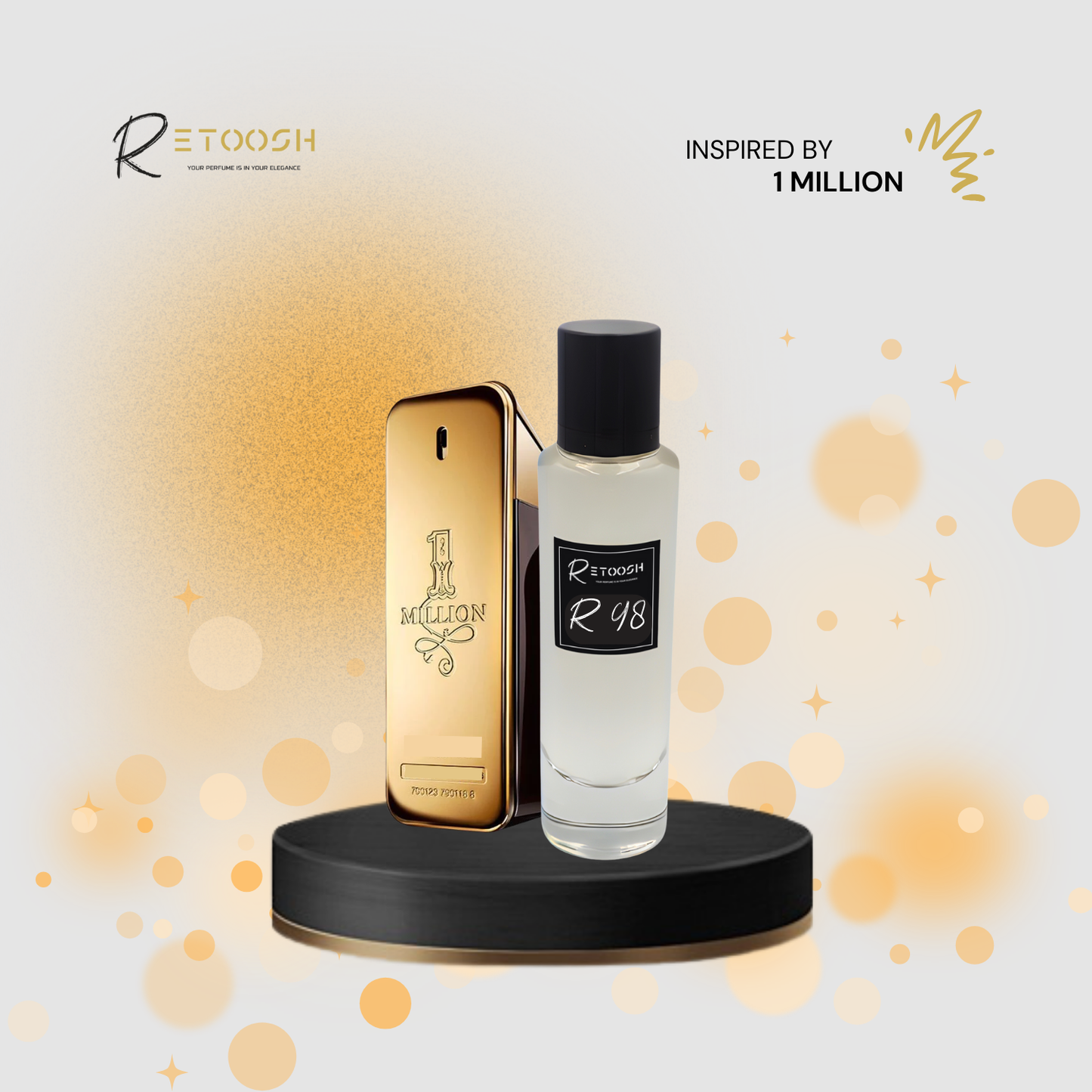 R98 Fragrance - A Bold Symphony of Woody & Spicy Essence For Men | 50mL - Retoosh Perfumes